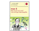 Kartenspiel max 5, Bundeszentrale für politische Bildung 2009